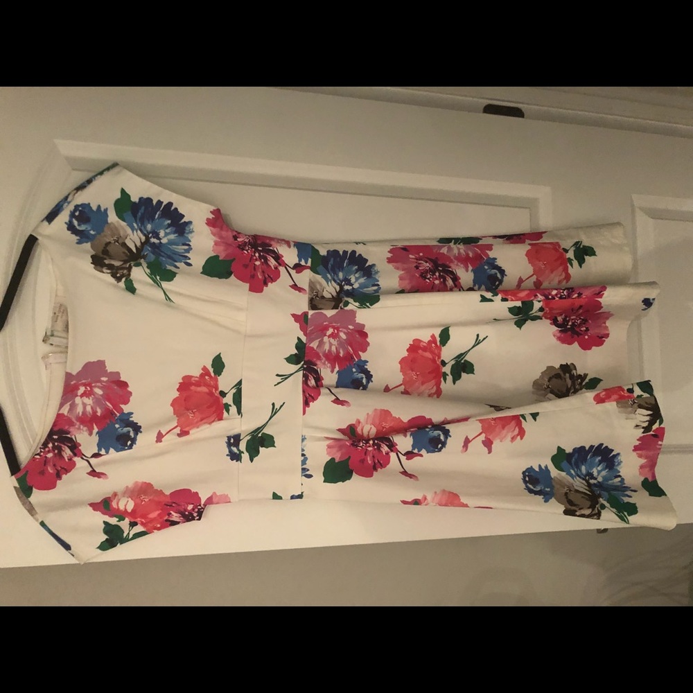 Kate Spade blooms fit and flare dress